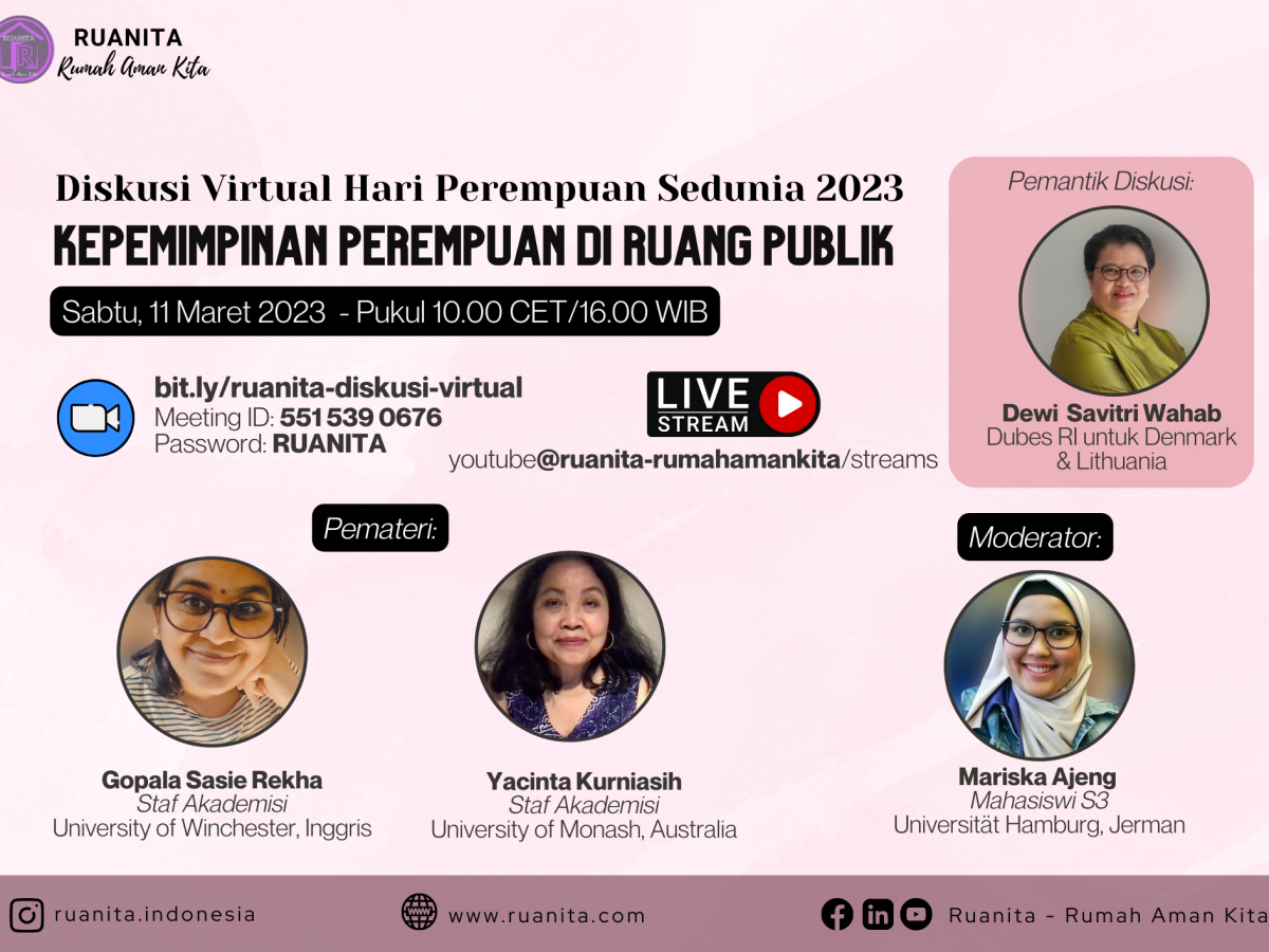 (MATERI INFORMASI) Diskusi Online Hari Perempuan Internasional 2023